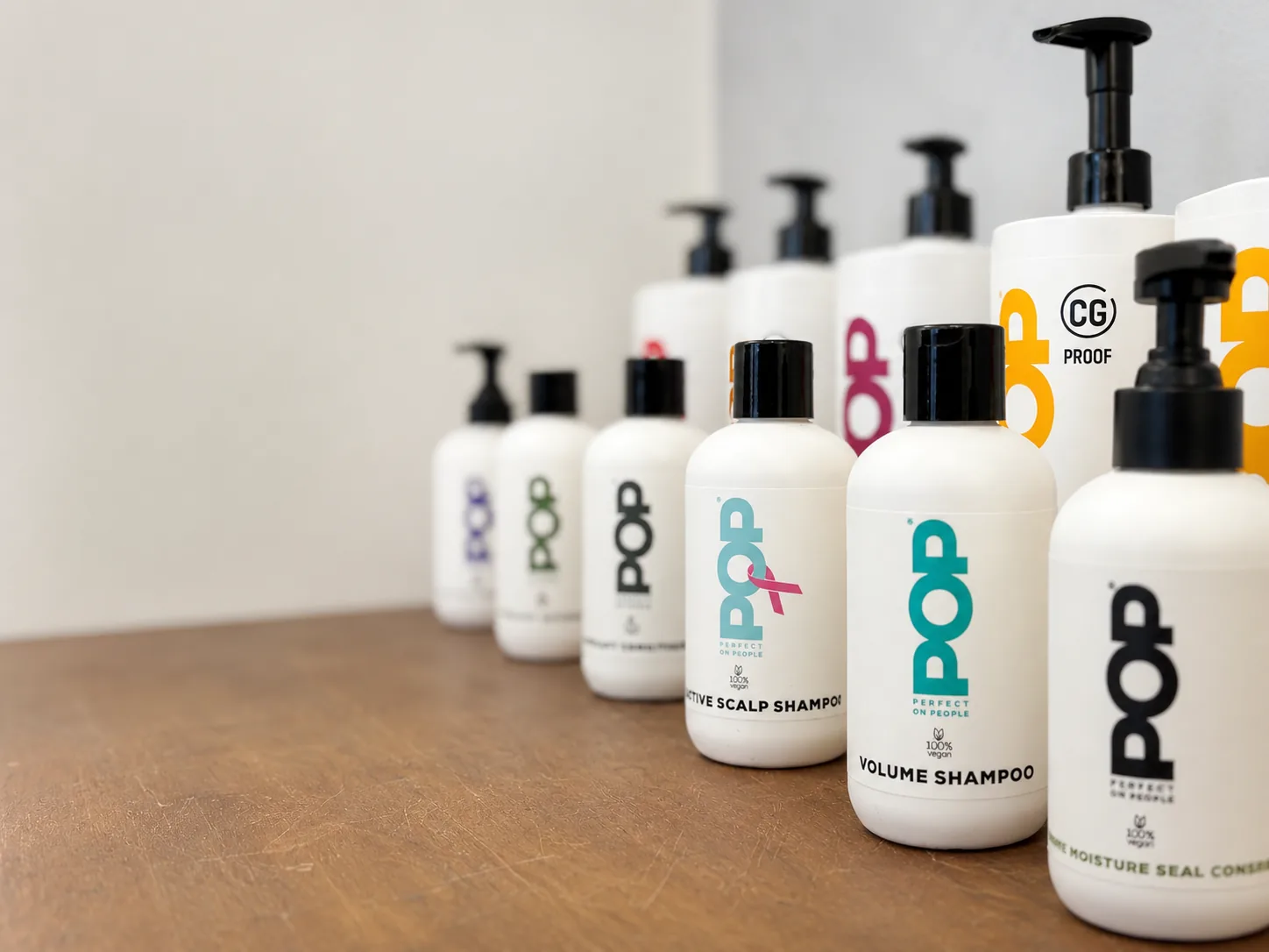 POP producten in de salon van Hair by Suuz